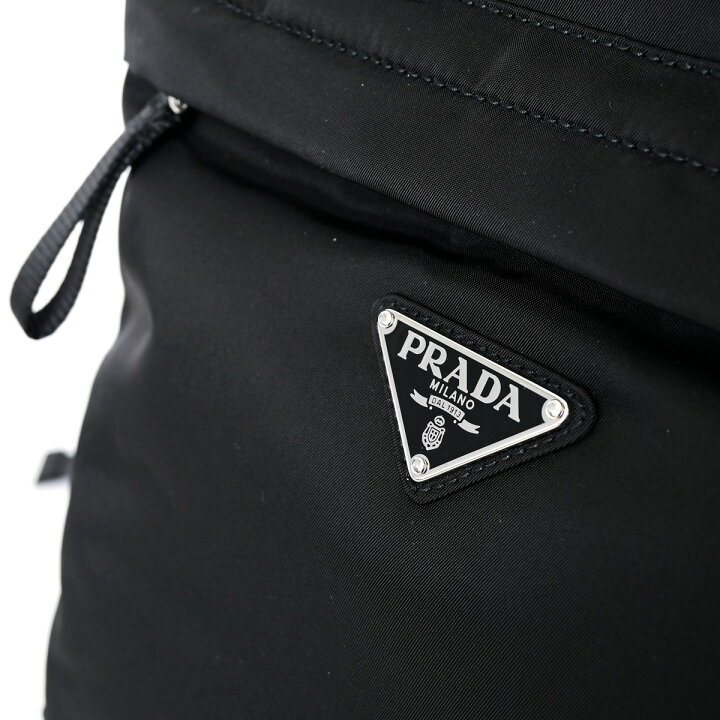 楽天市場】PRADA 三角ロゴ付 正規品 トライアングルロゴ バックパック  