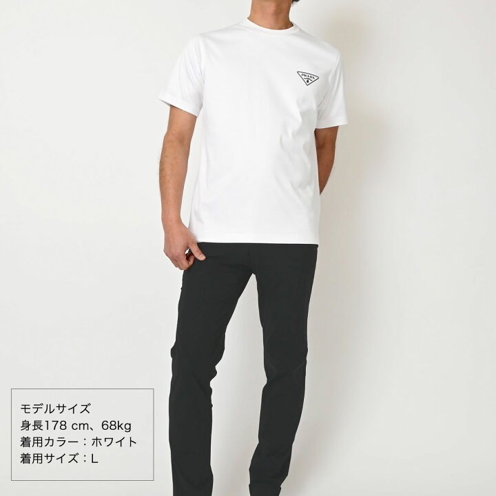 楽天市場】PRADA プラダ 正規品 Tシャツ 半袖 ブランド メンズ 