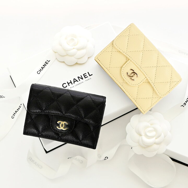 楽天市場】【そのまま渡せる プレゼント】 CHANEL マトラッセ 三つ折り  