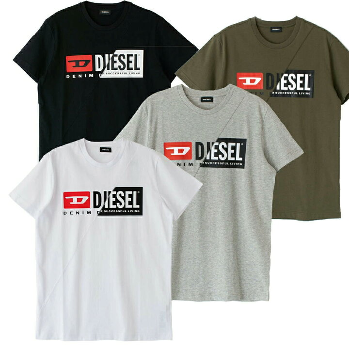 楽天市場 Diesel ディーゼル Tシャツ 半袖 Tシャツ カットソー Tt Diego Cuty メンズ レディース ユニセックス 男女兼用 白 黒 ホワイト ブラック オシャレ 大人 かっこいい カッコイイ 00sdp1 0091a Tooo You