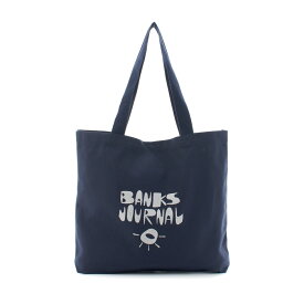 BANKS JOURNAL バンクス ジャーナル エコ キャンバス トートバック エコバック BA0011 TY WILLIAMS TOTE BAG メンズ レディース ユニセックス 男女兼用 ネイビー 紺