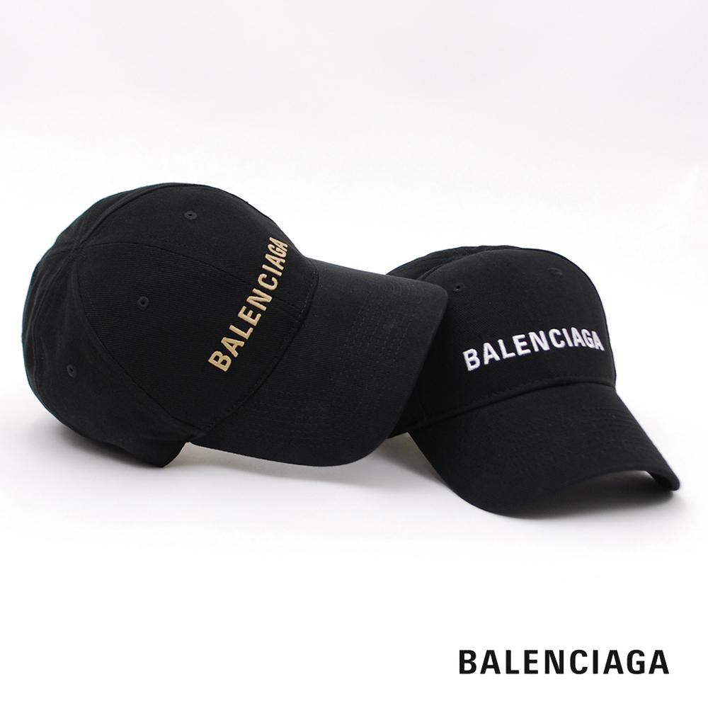 楽天市場】BALENCIAGA バレンシアガ cap 帽子 黒 black ロゴ ベース 