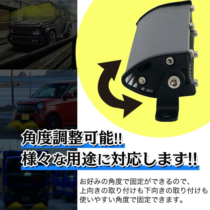楽天市場】【安心の保証付き】 18W CREE イエロー LED ワークライト 