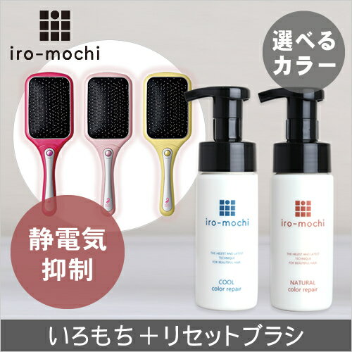 【選べるカラー】iro-mochiいろもちカラーリペア&コイズミビジョーナリセットブラシセット【カラー復元&静電気抑制】