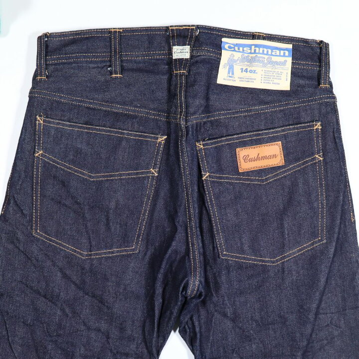 クッシュマン 14oz デニムローバックスモデル パンツ CUSHMAN コットン 