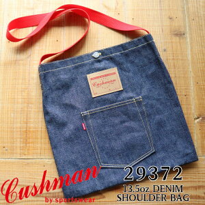CUSHMAN NbV}13.5oz DENIM SHOULDER BAG fj V_[obO fjn  Jo Rbg