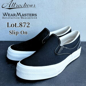WEARMASTERS by Attractions �E�G�A�}�X�^�[�Y �o�C �A�g���N�V�����Y Lot.872 Slip-On �E�F�A�}�X�^�[�Y �X���b�|�� �f�b�L�\�[�� �A�E�g�\�[�� ���_���N���V�b�N �X���b�|���V���[�Y �X�j�[�J�[