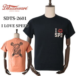 DELUXEWARE �f���b�N�X�E�G�A SDTS-2601 I LOVE SPEED �A�C���u�X�s�[�h �v�����gT�V���c