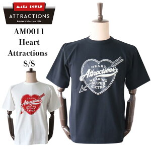 ATTRACTIONS �A�g���N�V�����Y AM0011 Heart Attractions S/S �n�[�g�A�g���N�V�����Y