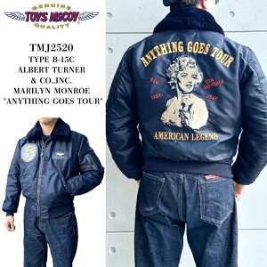 "TOYS McCOY �g�C�Y�}�b�R�C TMJ2520 TYPE B-15C ALBERT TURNER & CO.,INC. MARILYN MONROE ""ANYTHING GOES TOUR"""