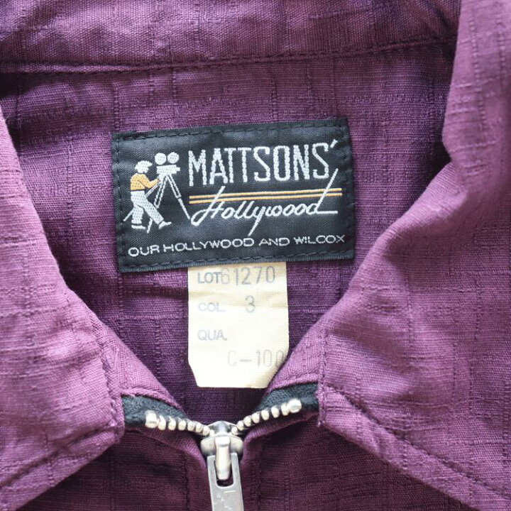楽天市場】MATTSONS マットソンズ 61270 DOBBY CLOTH SPORTS JACKET
