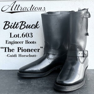 BILTBUCK �r���g�o�b�N Engineer Boots �gThe Pioneer�h Guidi Horsebutt �p�C�I�j�A �G���W�j�A �u�[�c 603 horsebutt leather GUIDI ATTRACTIONS �A�g���N�V�����Y �V�R��v