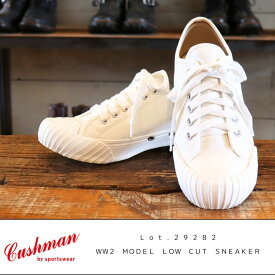 CUSHMAN footwear クッシュマン フットウェア 29282 WW2　MODEL　LOW　CUT　SNEAKER ローカット キャンバス スニーカー ミリタリー 靴 シューズ