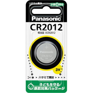 �y�{�^���d�r�zPanasonic �p�i�\�j�b�N ���`�E���d�r CR2012 1���� ECR2012
