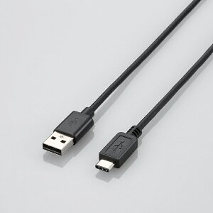 ELECOM GR U2C-AC20BK@USB Type-C USB2.0@2.0m