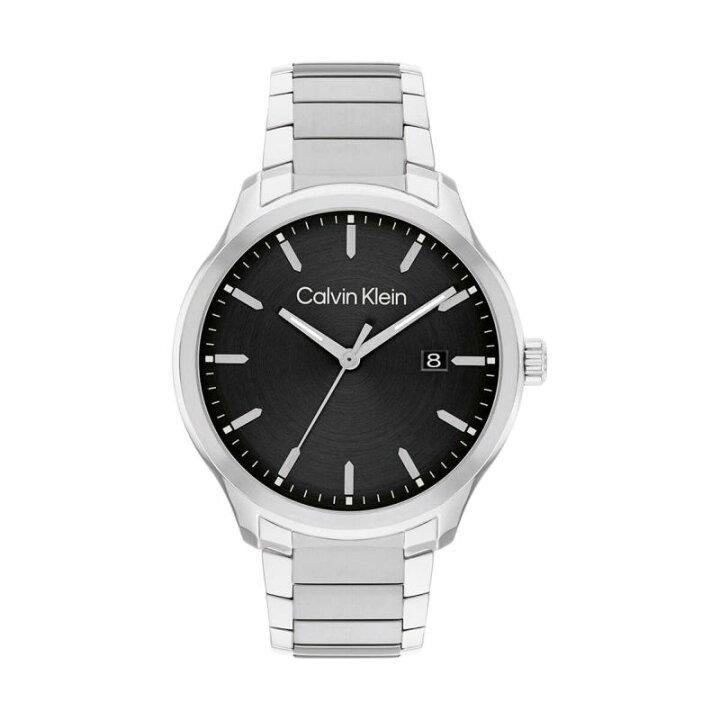 楽天市場】Calvin Klein カルバンクライン 43mm ブラック ダイヤル SS 