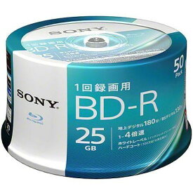 ソニー(SONY) 50BNR1VJPP4 録画・録音用 BD-R 25GB 一回(追記)録画 プリンタブル 4倍速 50枚