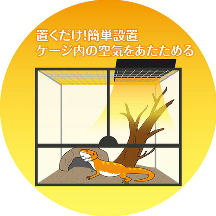 楽天市場】ヒーティングトップ M GEX（ジェックス） 爬虫類 両生類 