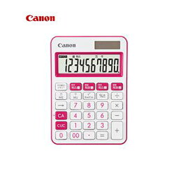 キヤノン　カラフル電卓　ミニ卓上　【LS-105WUC-PK】Canon【事務用品】【業務用】【家庭用】【カリキュレーター】【店頭受取対応商品】