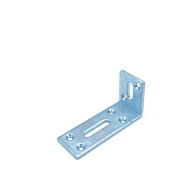 万能L型金具 BL-4080 補強金具 L字金具 ブラケット 家具転倒防止 ユニクロメッキ DIY ブラケット 建築金…