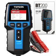 TOPDON バッテリーテスター BT200 100-2000CCAテスター AGM・ゲル・EFBバッテリー向け 日本語良否判定・C…