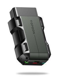 TOPDON OBD2 診断機 TOPSCAN フルobd2機能 アクテイブテスト 全車システム診断 8リセット機能（オイルリセット エアバッグリセット DPF再生 ABSエア抜き BMSリセット 操舵角リセット EPBリセット スロットルマッチング）メニュー日本語表示可能