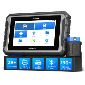 TOPDON obd2 診断機 日本語 AD900BT ECUコーティング 車 スキャンツール 故障診断機 28+リセット機能 アクティブテスト Bluetooth 全車システム診断