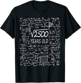 面白い数学オタク50歳50歳の誕生日の積分計算 Tシャツ