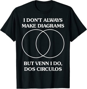 �ʔ��� I Don't Always Make Diagrams But Venn I Do Dos Math T�V���c