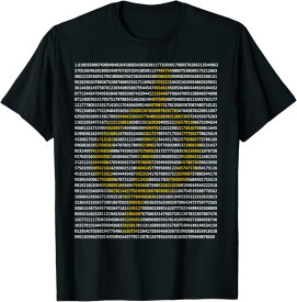 Phi Digits 金比 フィボナッチ 数学教師 Tシャツ