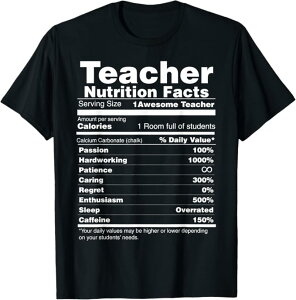 Teacher Nutrition Facts Love to Teach Students �ʔ��� �h�{���� �f���炵�� �搶�͊w���ɋ�����̂���D�� T�V���c