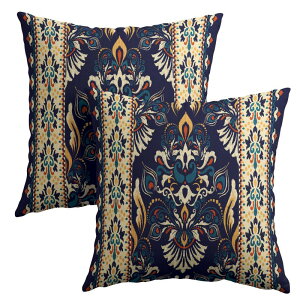 PAKAZA �N�b�V�����J�o�[ 45×45cm ������ �A�t���J �􉽊w�͗l ������ ��䶗� ���p�� �o���b�N ���_���A�[�g �ؗ� �ÓT�I �� �y���h���g�� �{�w�~�A�� �k�� ��҂ݕ� 2���Z�b�g