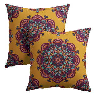 PAKAZA �N�b�V�����J�o�[ 45×45cm ������ �A�t���J �􉽊w�͗l ������ ��䶗� ���p�� �o���b�N ���_���A�[�g �ؗ� �ÓT�I �� �y���h���g�� �{�w�~�A�� �k�� ��҂ݕ� 2���Z�b�g
