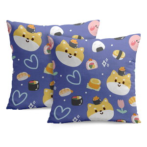 �N�b�V�����J�o�[ 30×30cm 40×40cm 45×45cm 50×50cm 55×55cm 60×60cm 2���Z�b�g ������ �����i �F�N�₩�ȃf�U�C�� �J���t���ȃC���X�g �H�ו��̃��`�[�t �n�[�g�̖͗l �ق�����Ƃ����f�U�C�� �y��