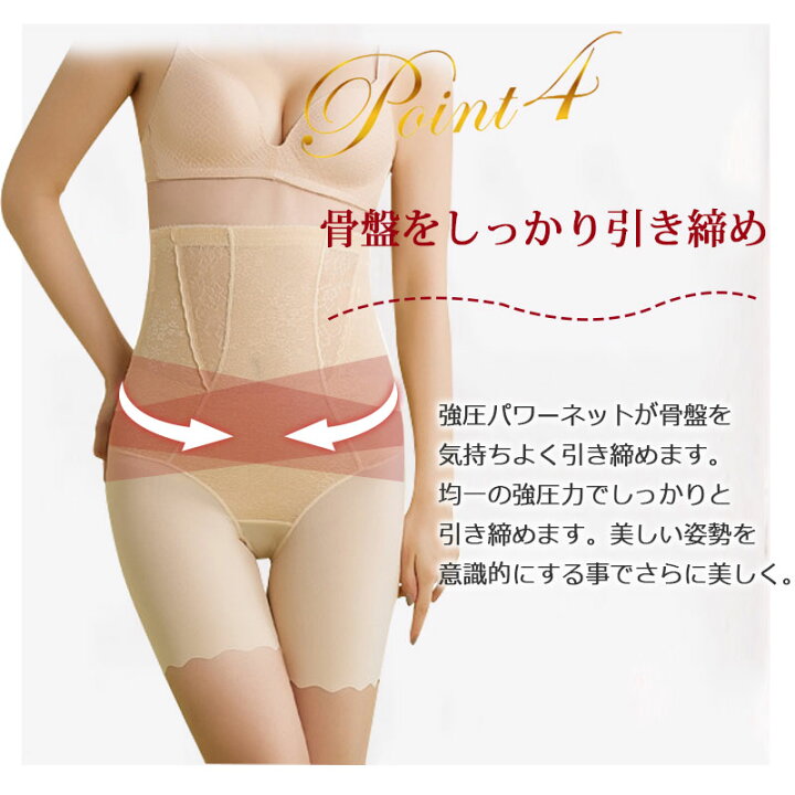 楽天市場 マラソン限定価格3360円 1680円 楽天1位 ガードル ぽっこりお腹 ヒップアップ ハイウエスト 着圧 大きいサイズ 補正下着 骨盤ガードル ロング 強力 ヒップ アップ 360 補正 お腹引き締め 下腹 ぽっこり 産後ガードル レディース 苦しくない 骨盤矯正 骨盤底