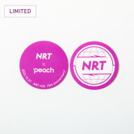 NRT×Peach　10th Anniversary　ステッカーセット Peachオリジナル 飛行機/グッズ [PA230055]