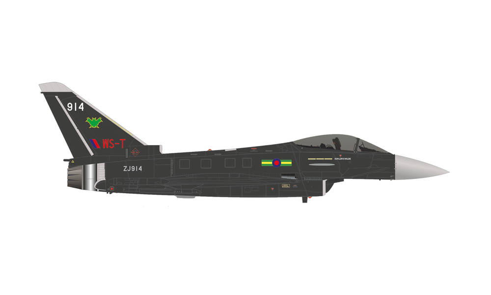 ユーロファイター タイフーン イギリス空軍 アグレッサー塗装 「Batman