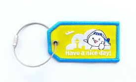 そらっち 刺繡ネームタグ イエローFUJISEY飛行機/グッズ [11105351]