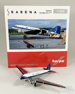 DC-3 �T�x�i�x���M�[�q�� OO-AWN 1/200 2025�N5��28������ Herpa Wings ��s�@ / ��s�@�͌^ / �͌^ / �����i / �����i�͌^ [573399]