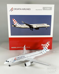 A220-300 NA`Aq Zagreb 9A-CAE 1/200 2025N96 Herpa Wings s@ / s@͌^ / ͌^ / i / i͌^ [573757]