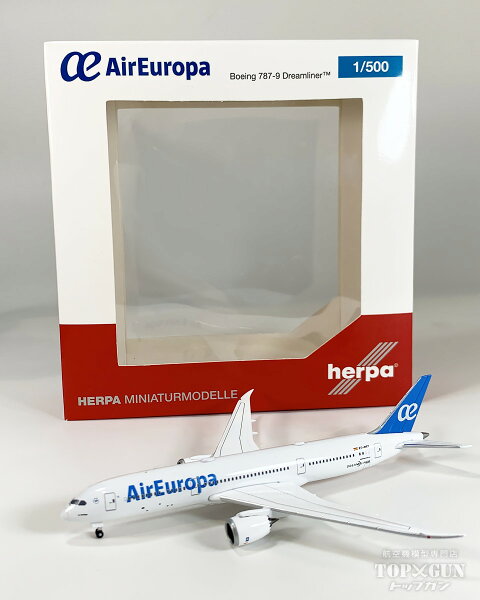 787-9 エア・ヨーロッパ EC-MSZ「JJ Hidalgo」 1/500  2023年3月14日掲載  herpaWings（ヘルパ）  飛行機 / 飛行機模型 / 模型 / 完成品 / 完成品模型  [536356]