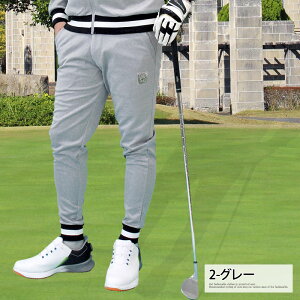 送料無料 ゴルフパンツ メンズ ゴルフウェア GIORNO SEVEN ジョルノセブン 裾ラインリブ ストレッチ ウエストゴム イージーパンツ ボトムス 秋冬 春夏 ゆうパケ