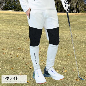 送料無料 ゴルフパンツ メンズ ゴルフウェア GIORNO SEVEN ジョルノセブン 膝切替 ストレッチ ウエストゴム イージーパンツ ボトムス 秋冬 春夏 ゆうパケ
