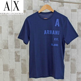 送料無料 ARMANI EXCHANGE アルマーニエクスチェンジ AX ブランドロゴクルーネックTシャツ メンズ ブランド 通販 トップイズム ゆうパケ