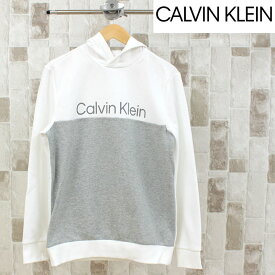 送料無料 Calvin Klein カルバンクライン CK カラーブロックロゴスウェットパーカー トップイズム