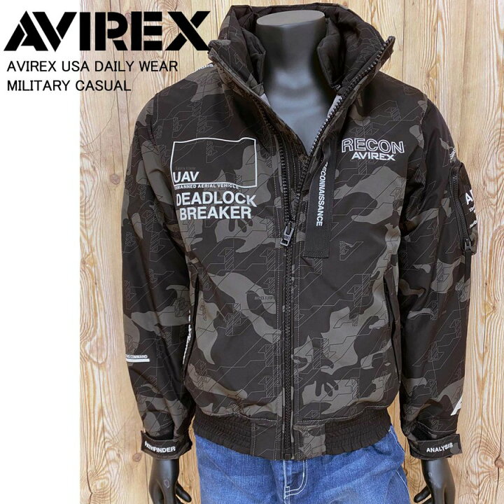 楽天市場 送料無料 Avirex アビレックス ジャケット アウター 中綿 ミリタリージャケット フライトジャケット ウェザーウォッチャー メンズ ブランド アヴィレックス メンズ レディース トップイズム Topism メンズ ファッション 通販