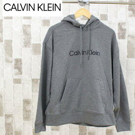 送料無料 Calvin Klein カルバンクライン CK ロゴプリントスウェットパーカー ロゴ 刺繍 プルオーバー フーディ 長袖 トップス 裏毛 トップイズム