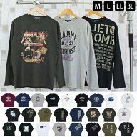 送料無料 2026年リニューアルバージョン ロングTシャツ メンズ 長袖Tシャツ プリントT アメカジ ミリタリ…