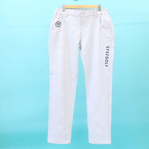 送料無料 SY32 by SWEET YEARS GOLF ゴルフウェア メンズ ゴルフパンツ ストレッチ スリム エンボス立体ロゴ ウエストゴム ブランド おしゃれ