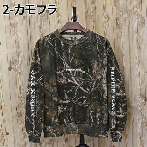 �������� AVIREX �A���B���b�N�X CREW NECK SWEAT 'REAL TREE CAMO' �N���[�l�b�N�X�E�F�b�g ���A���c���[�J�� 783-6132003 �g�b�v�X �A�r���b�N�X �����Y �u�����h